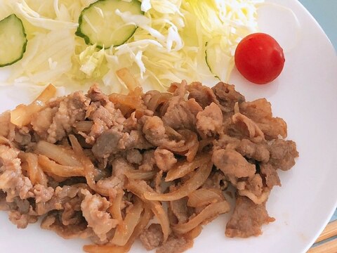 こってり甘めの生姜焼き